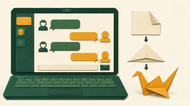 Ilustrasi alur cara membuat chatbot untuk website dan WhatsApp bisnis