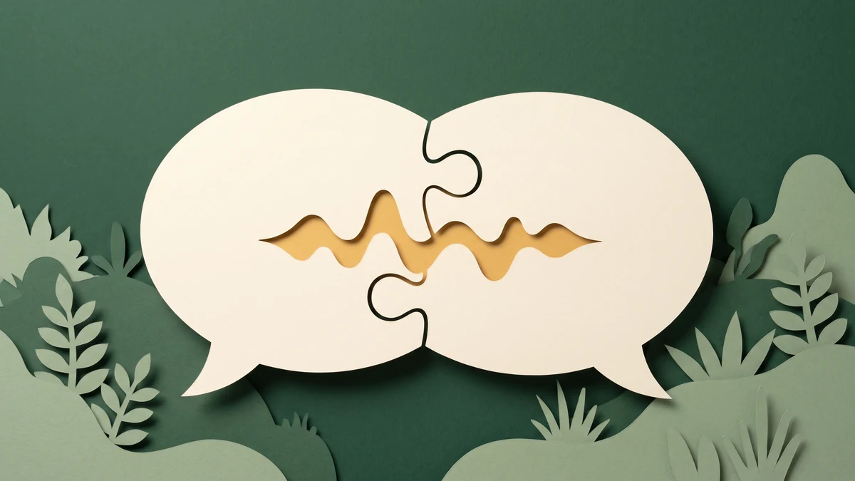 Ilustrasi konsep conversational AI yang memahami dan membalas percakapan pelanggan secara alami